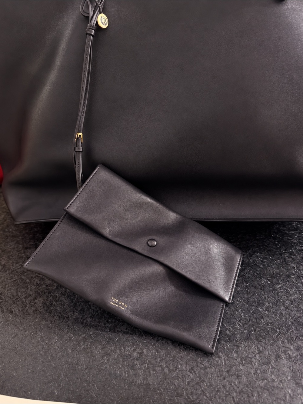 Auth The Row Leather Idaho Bag XL Saddle LeatherTote/Shoulder Bag Original:$6090 - Picture 4 of 8